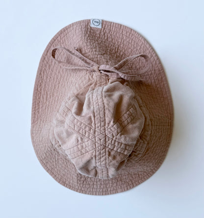 Fini the Label Dusty Rose Floppy Sun Hat (3-6 Years)