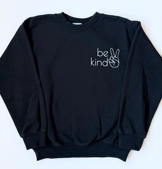 Haymad & Co Black “Be Kind” Sweater (5-6 Years)