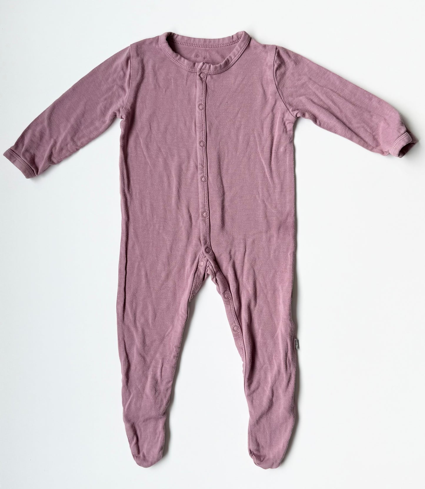 Kyte Mulberry Snap Footie Sleeper (3-6 Months)