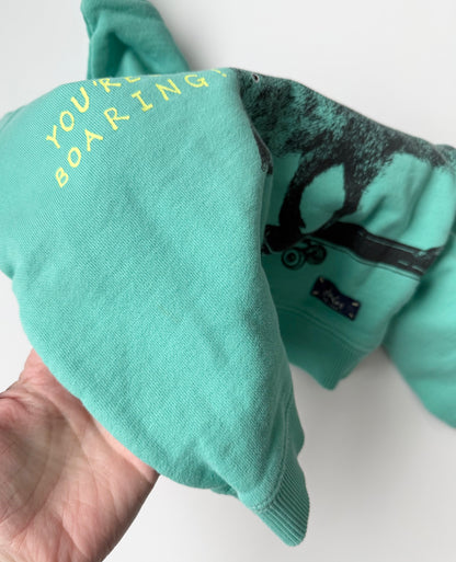 Joules Turquoise “You’re So Boaring!” Sweater (4 Years)