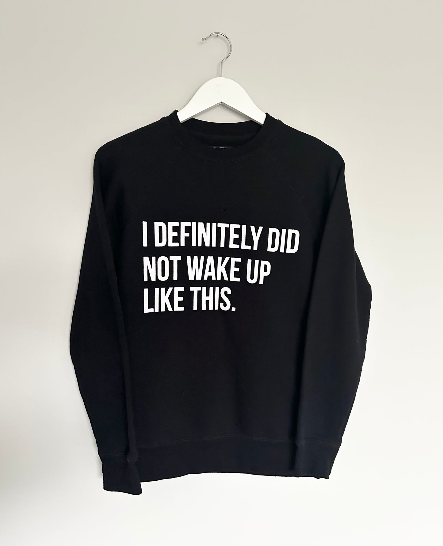 Women’s Brunette the Label “Wake Up Like This” Sweater (XS/S)