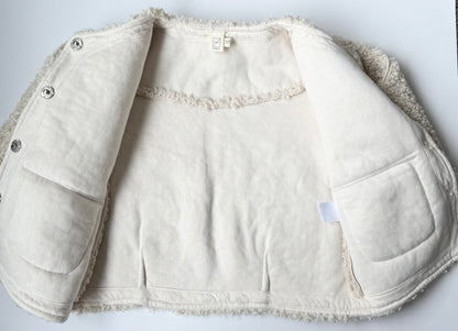 Hanaa Cream Sherpa Coat (5-6 Years)