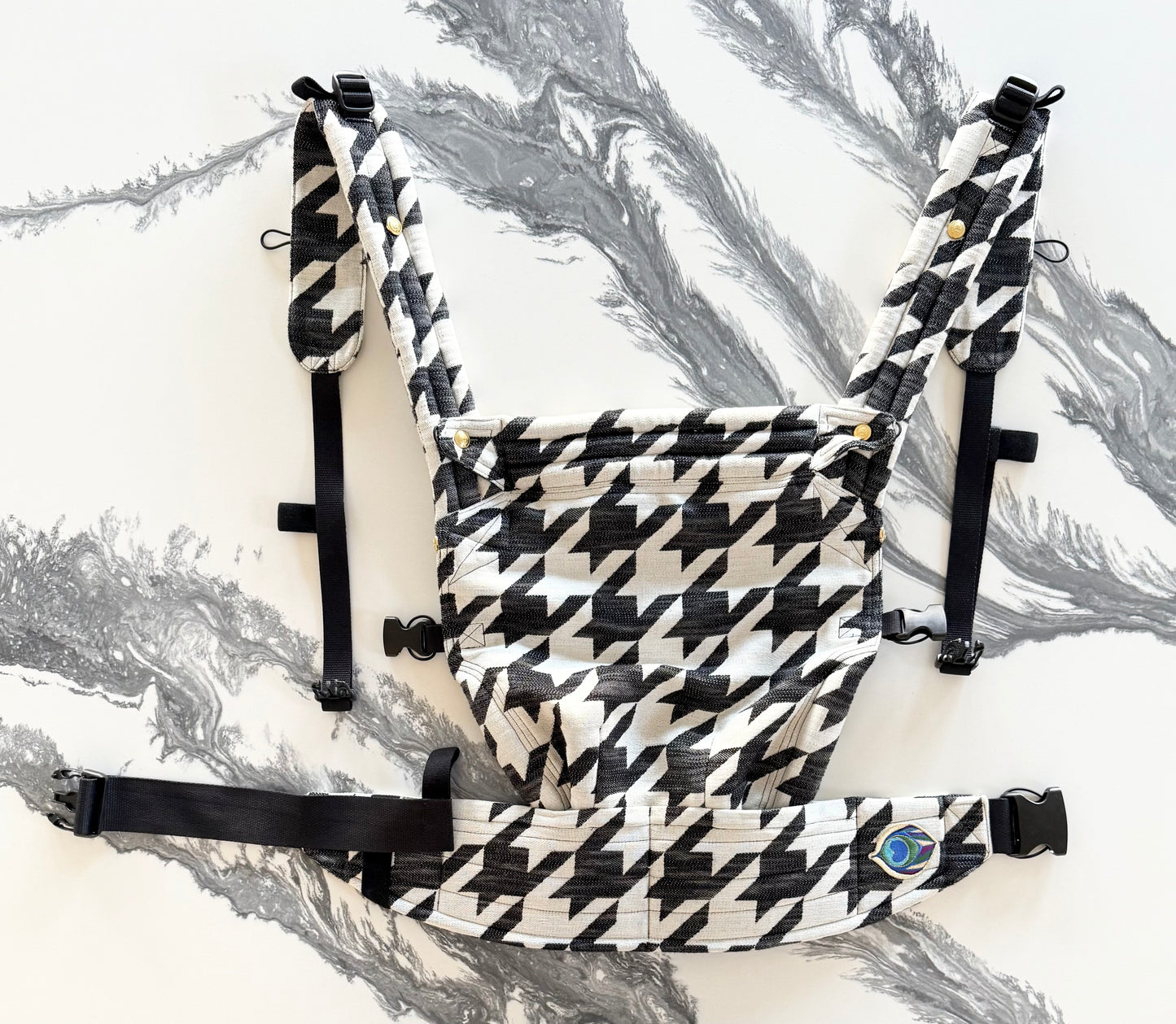 Artipoppe Zeitgeist Tweed BW In Cotton Baby Carrier