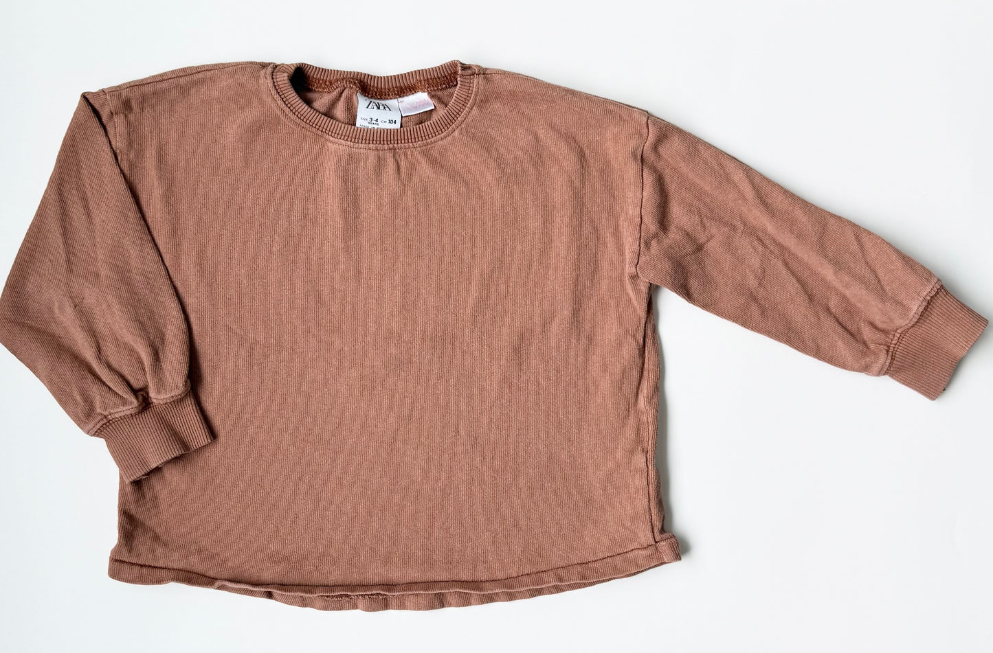 Zara Brown “Falling Sleep” Sweater (3-4 Years)