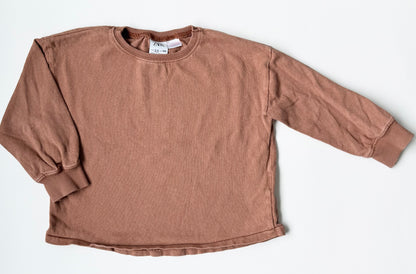Zara Brown “Falling Sleep” Sweater (3-4 Years)