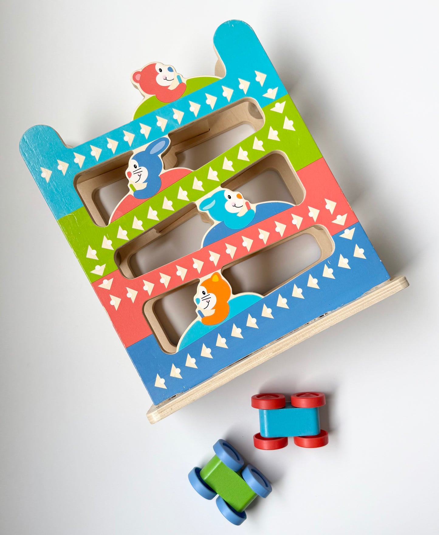 Melissa & Doug First Play Roll & Ring Ramp Tower