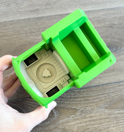 Fisher-Price Little People Green Recycling Car