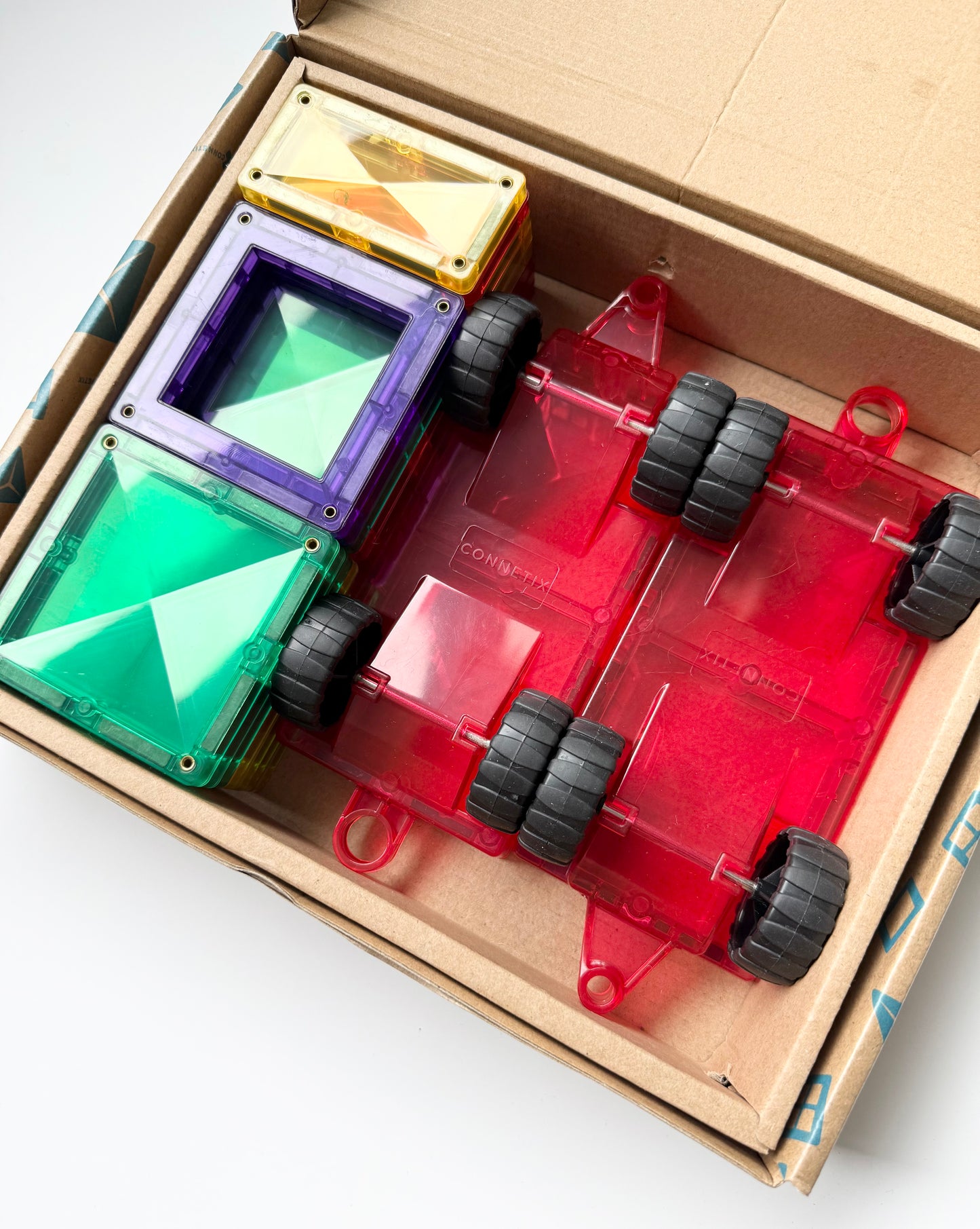 Connetix Rainbow Motion Pack Magnetic Tiles - New