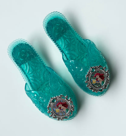 Ariel Turquoise Dress Up Shoes (8/9T)