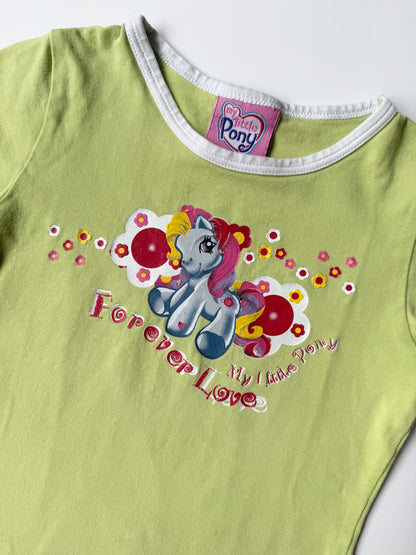 Vintage My Little Pony Green “Forever Love” T-Shirt (4T)