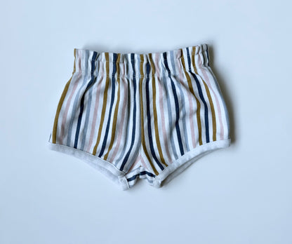 PL Baby Blue & Pink Stripped Shorts (9 Months)
