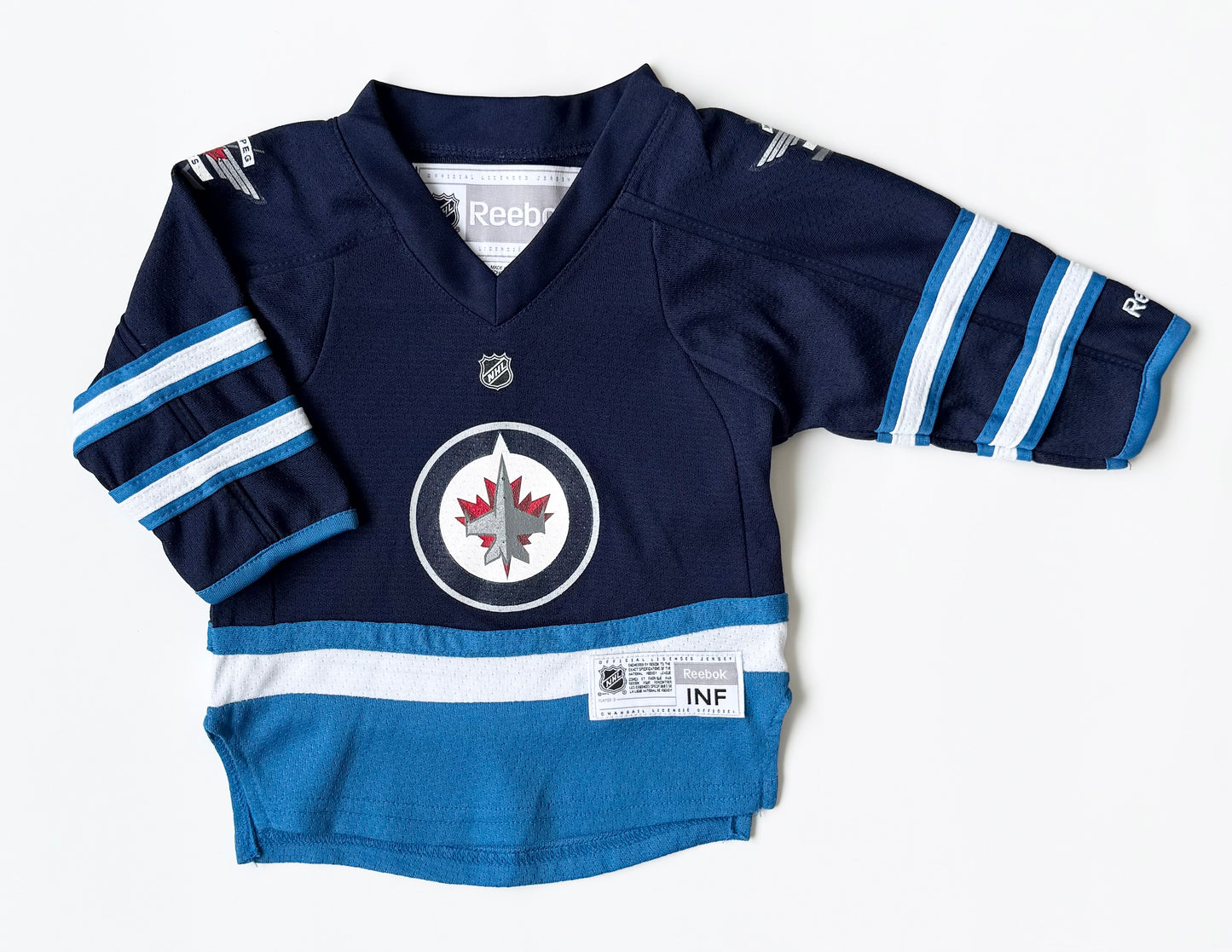 Winnipeg Jets Blue Reebok Hockey Jersey (12-24 Months)
