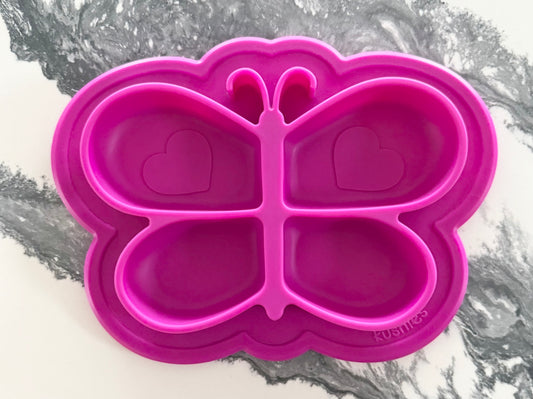 Kushies Purple Butterfly Suction Plate