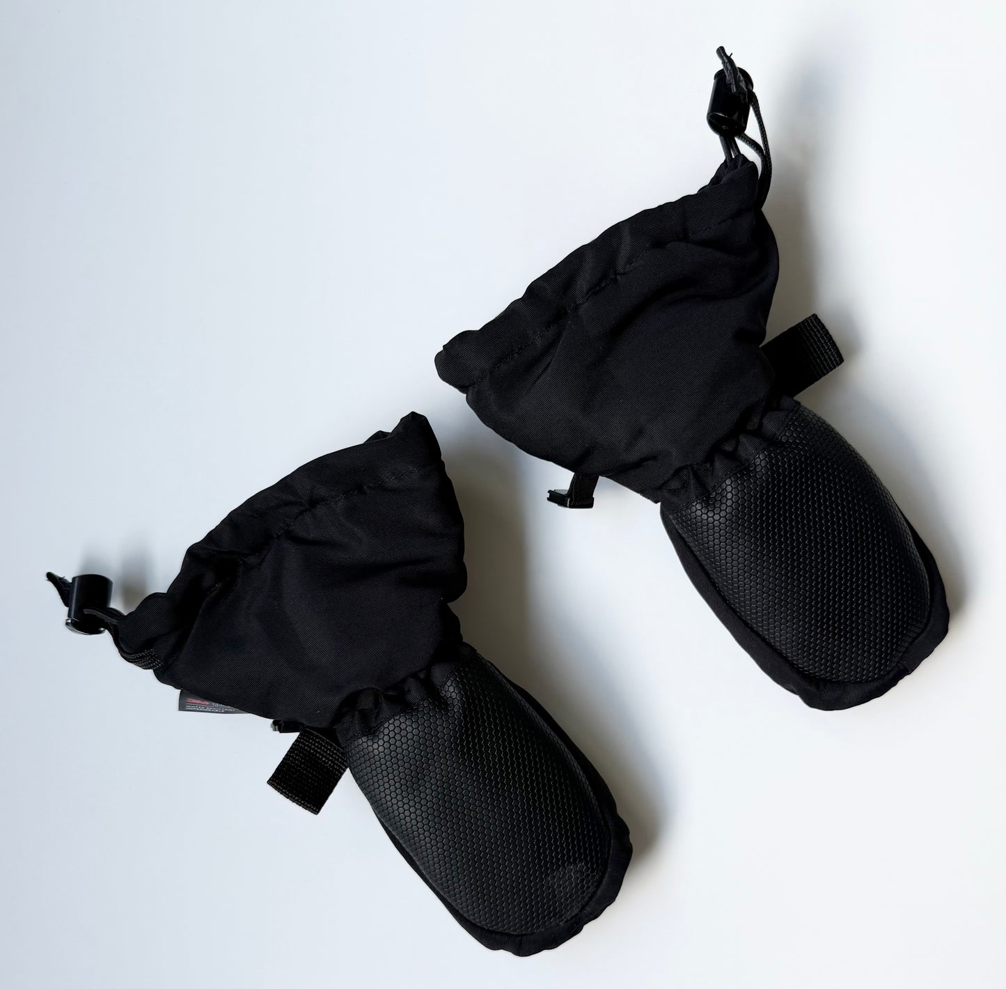 Jan & Jul Black Fleece Lined Toasty Dry Mittens - Extra Small (0-2 Years)