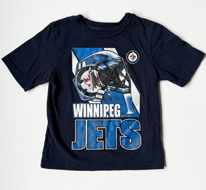 NHL Winnipeg Jets Navy Hockey T-Shirt (4T)