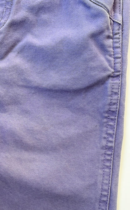 Carhartt Purple Bow Pocket Overalls (18 Months)