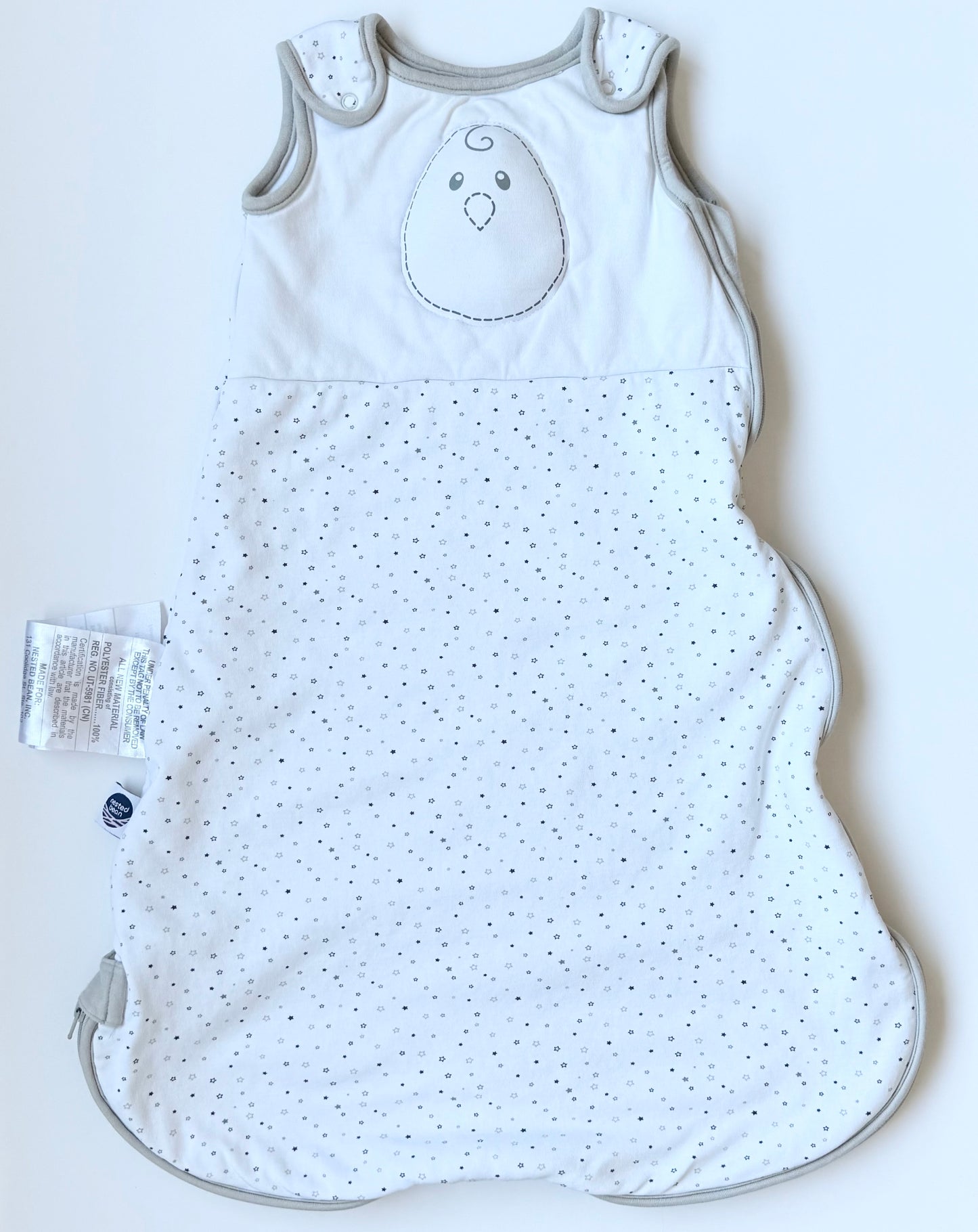 Nested Bean Stardust Grey Zen Sack Winter (6-15 Months)