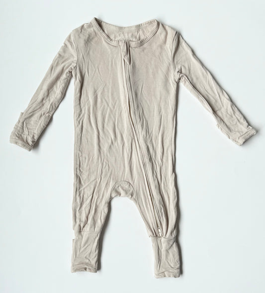 Ry & P Light Tan Sleeper Romper (3-6 Months)