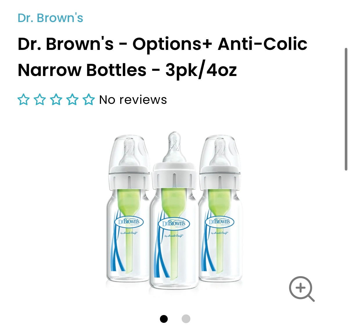 Dr. Browns Glass 4oz Bottles & Accessories