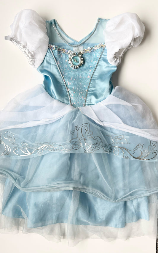Disney Store Cinderella Blue Costume Dress (4T)