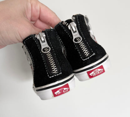 Vans x Disney Black & Grey Mickey Mouse High Top Stretch Lace & Zipper Sneakers (10)
