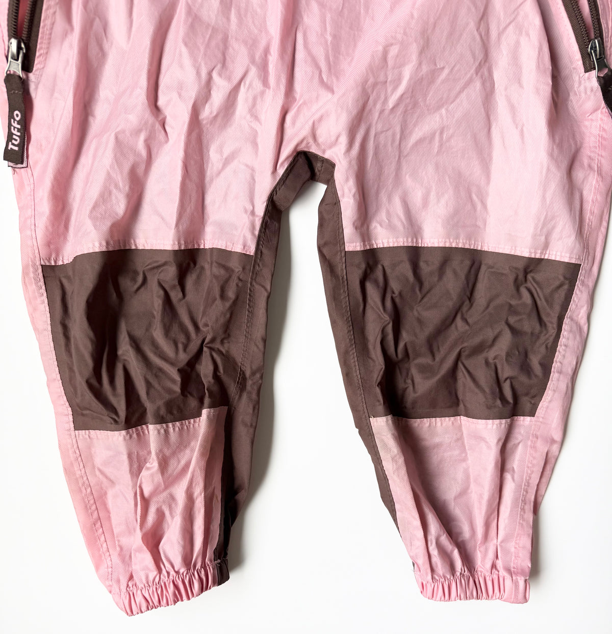 Tuffo Pink & Brown Detail Muddy Buddy Suit (3T)