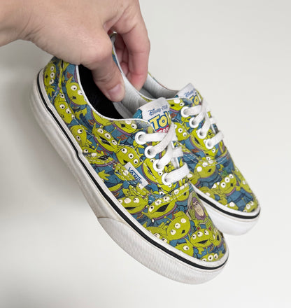 Vans x Disney Pixar Toy Story Green Aliens & Buzz Lace Up Sneakers (Kids 1)