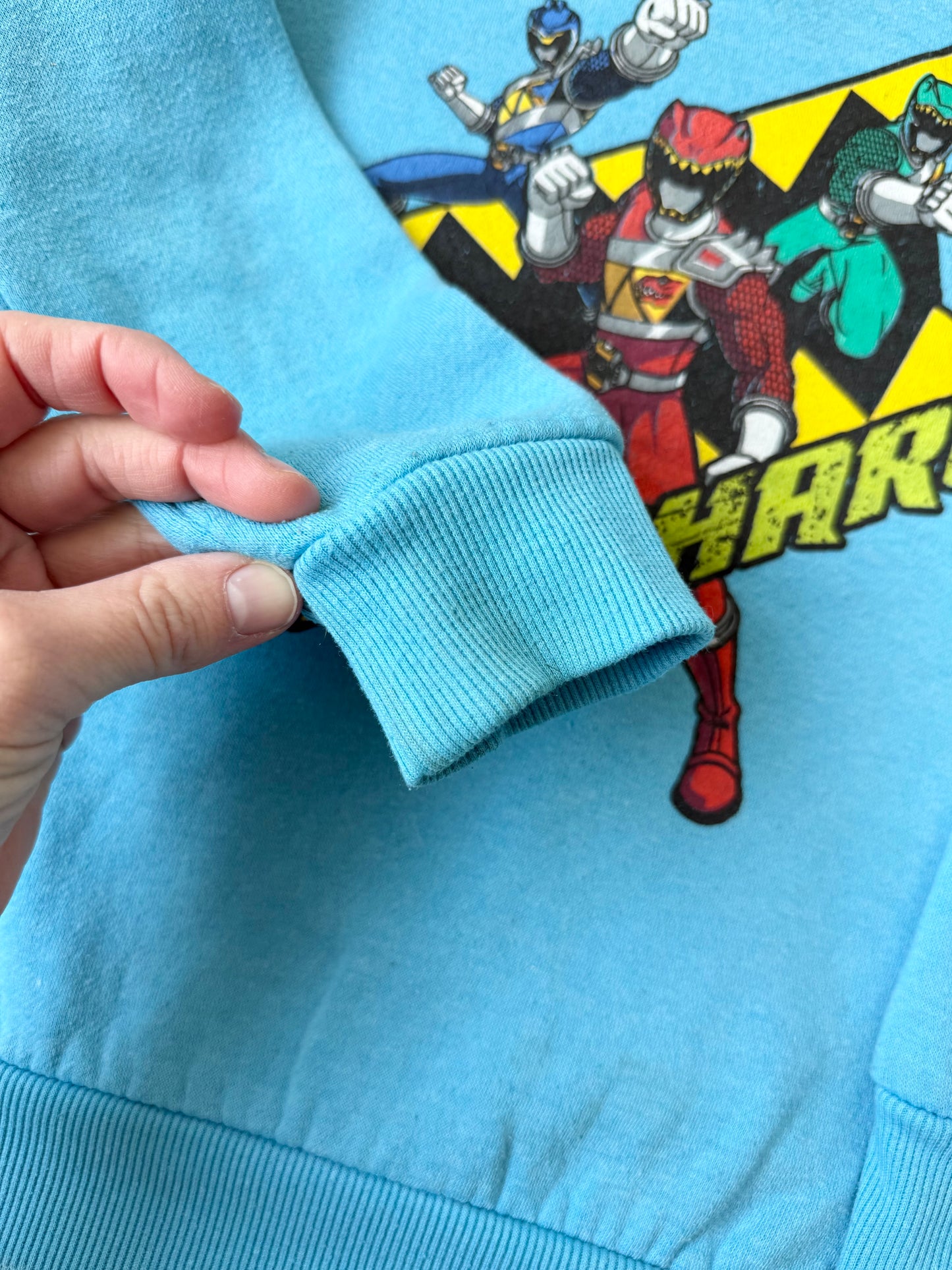 Power Rangers Super Mega Force Blue “Dino Charge” Sweater (6 Years)