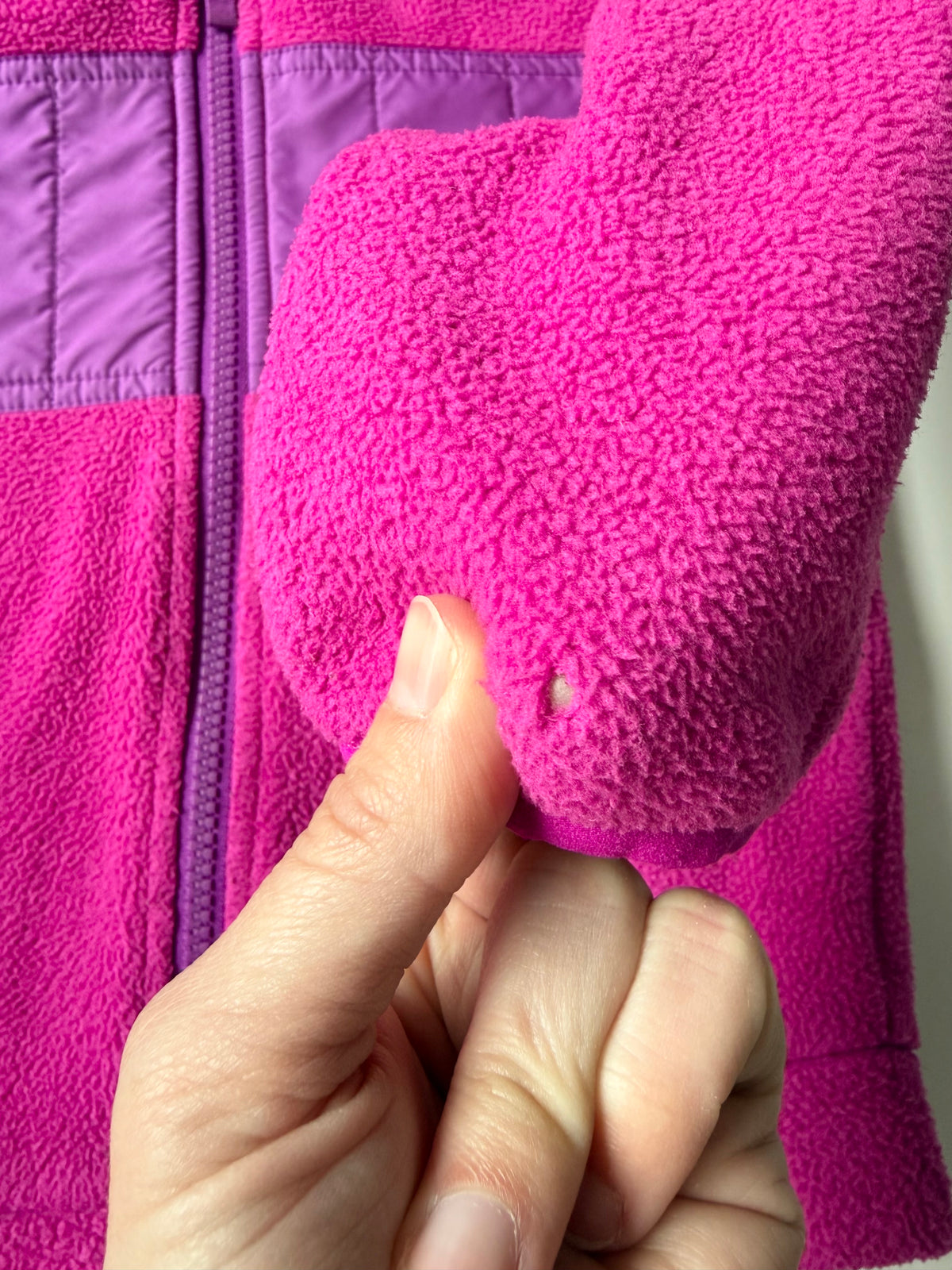 MEC Magenta & Purple Hooded Fleece Zip Up (24 Months)