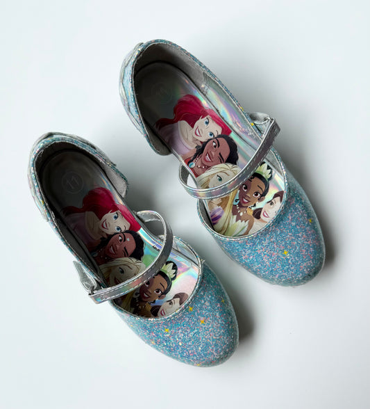 Disney Pricnesses Silver Sparkle Dress Up Shoes (11)