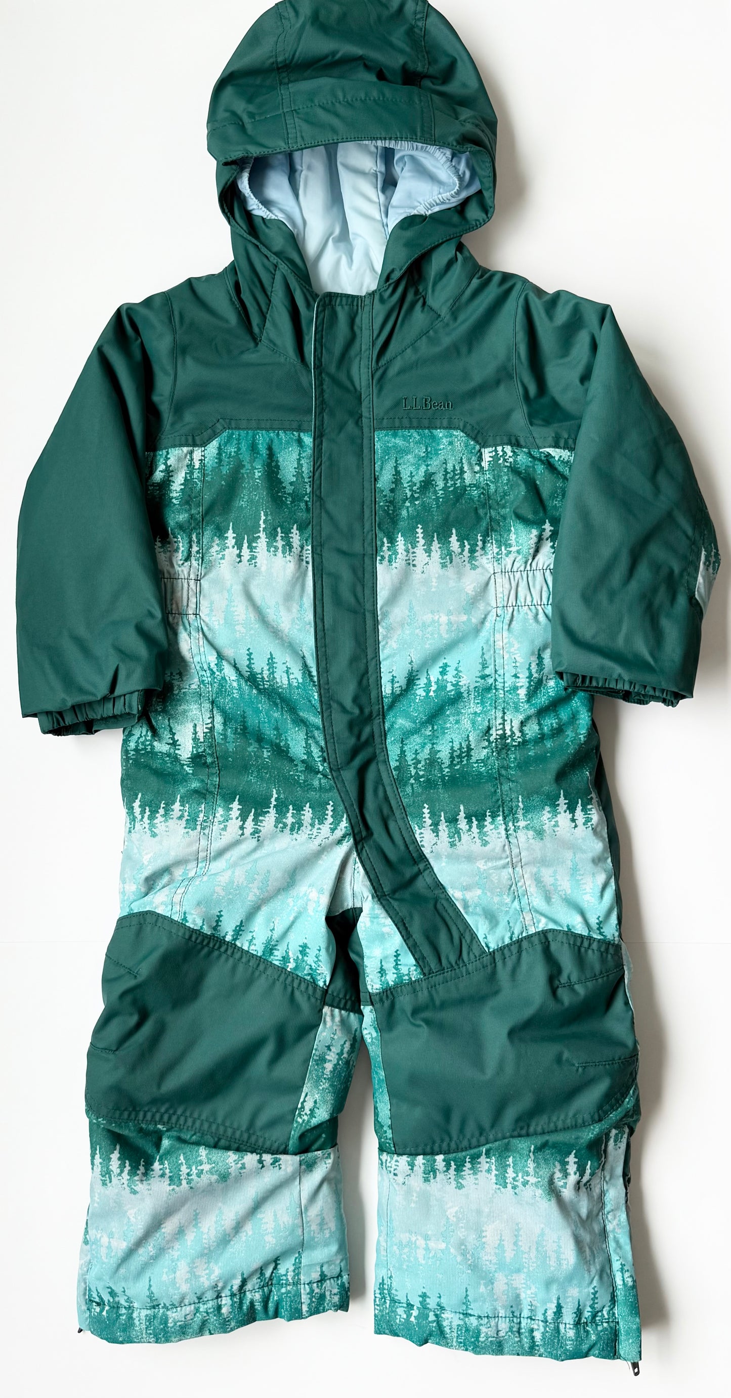 L.L.Bean Green Forest Cold Buster Snowsuit (2T)