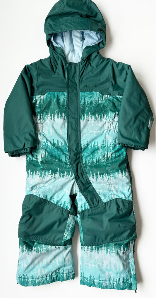 L.L.Bean Green Forest Cold Buster Snowsuit (2T)