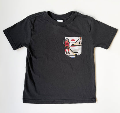 Poches & Fils Black Hockey Pocket T-Shirt (4T)