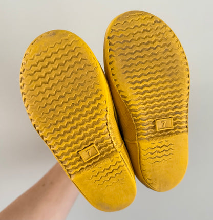 Hunter Yellow Rubber Boots (UK7)
