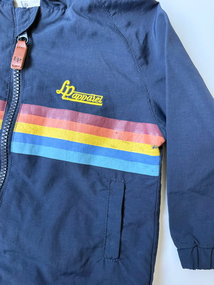 L&P Apparel Navy & Rainbow Wind Breaker (12-24 Months)