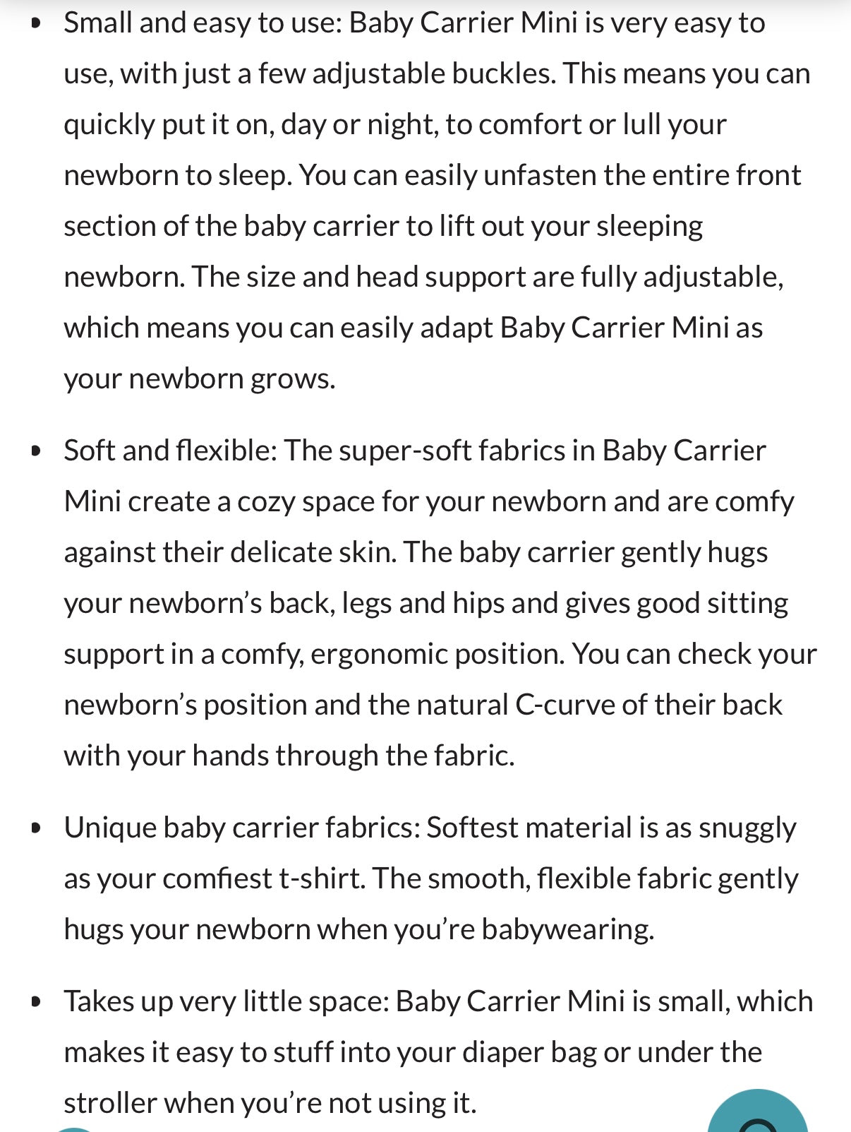 Baby Bjorn Baby Carrier Mini 3D Jersey in Light Grey