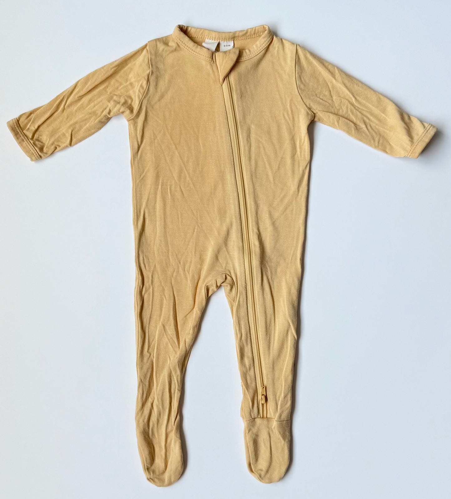 Kyte Honey Zipper Footie Sleeper (0-3 Months)