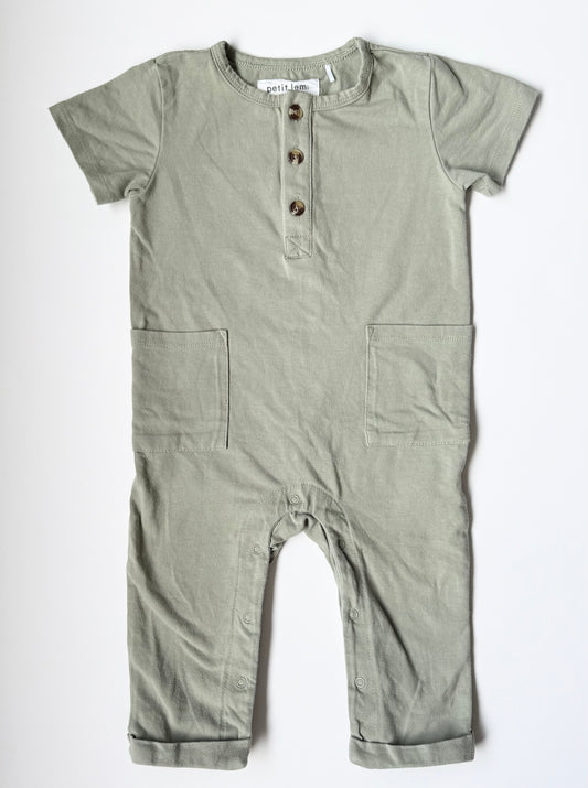 Petit Lem Green T-Shirt Jumpsuit (12 Months)