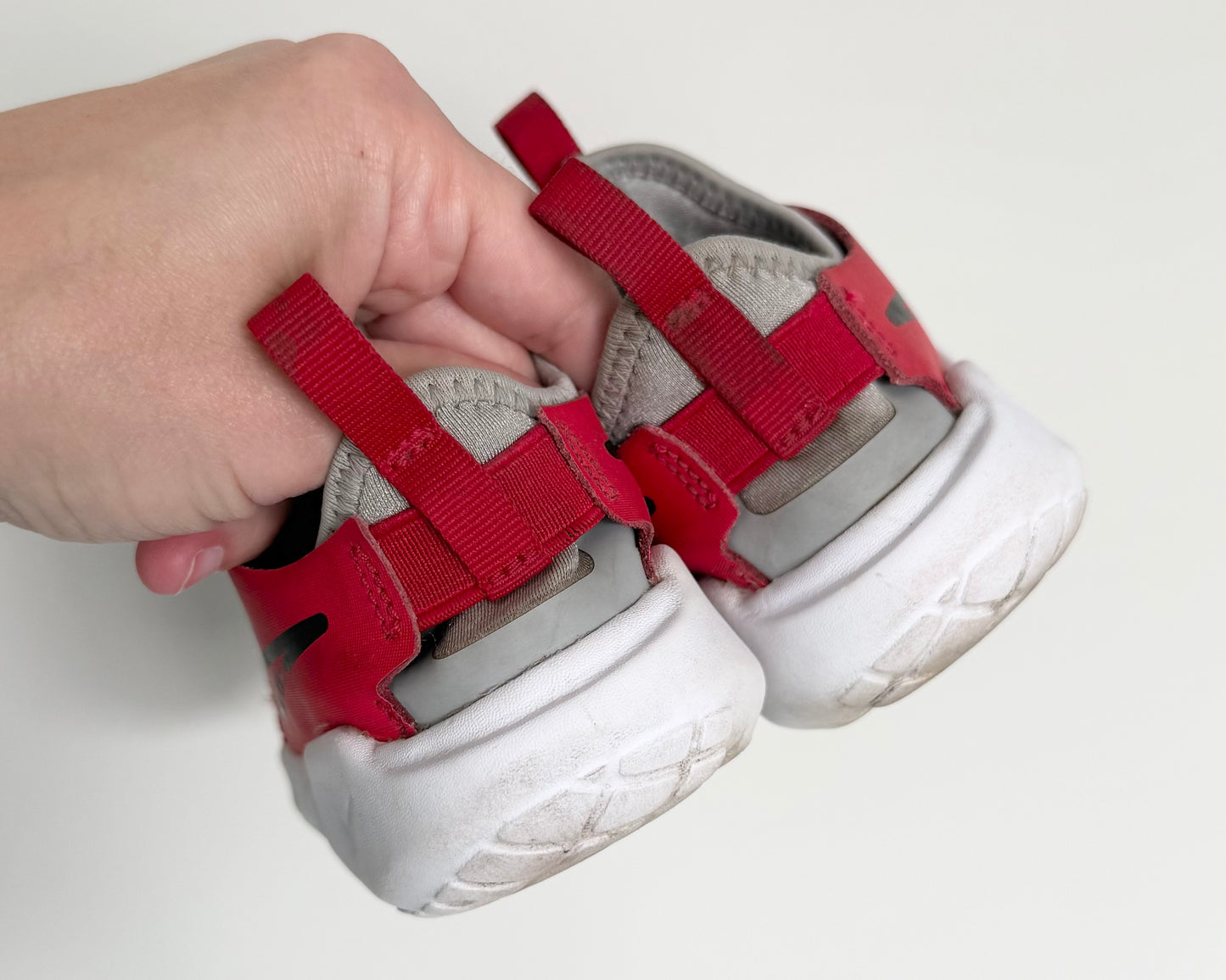 Nike Flex Runner 2 Red & Grey Stretch Sneakers (9)
