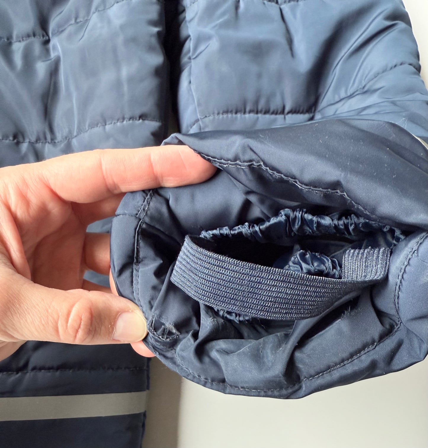 Zara Blue Puffer Bunny Snow Pants (4-5 Years)