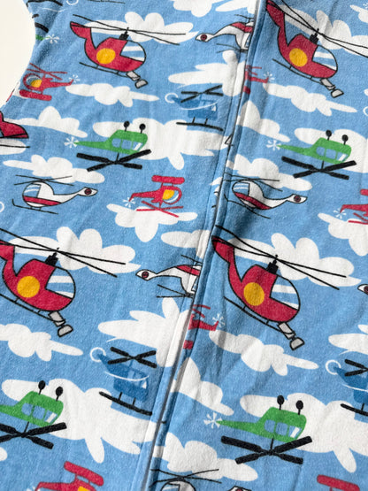 Zipadee-Zip Blue Helicopters Swaddle Transition Blanket (6-12 Months)