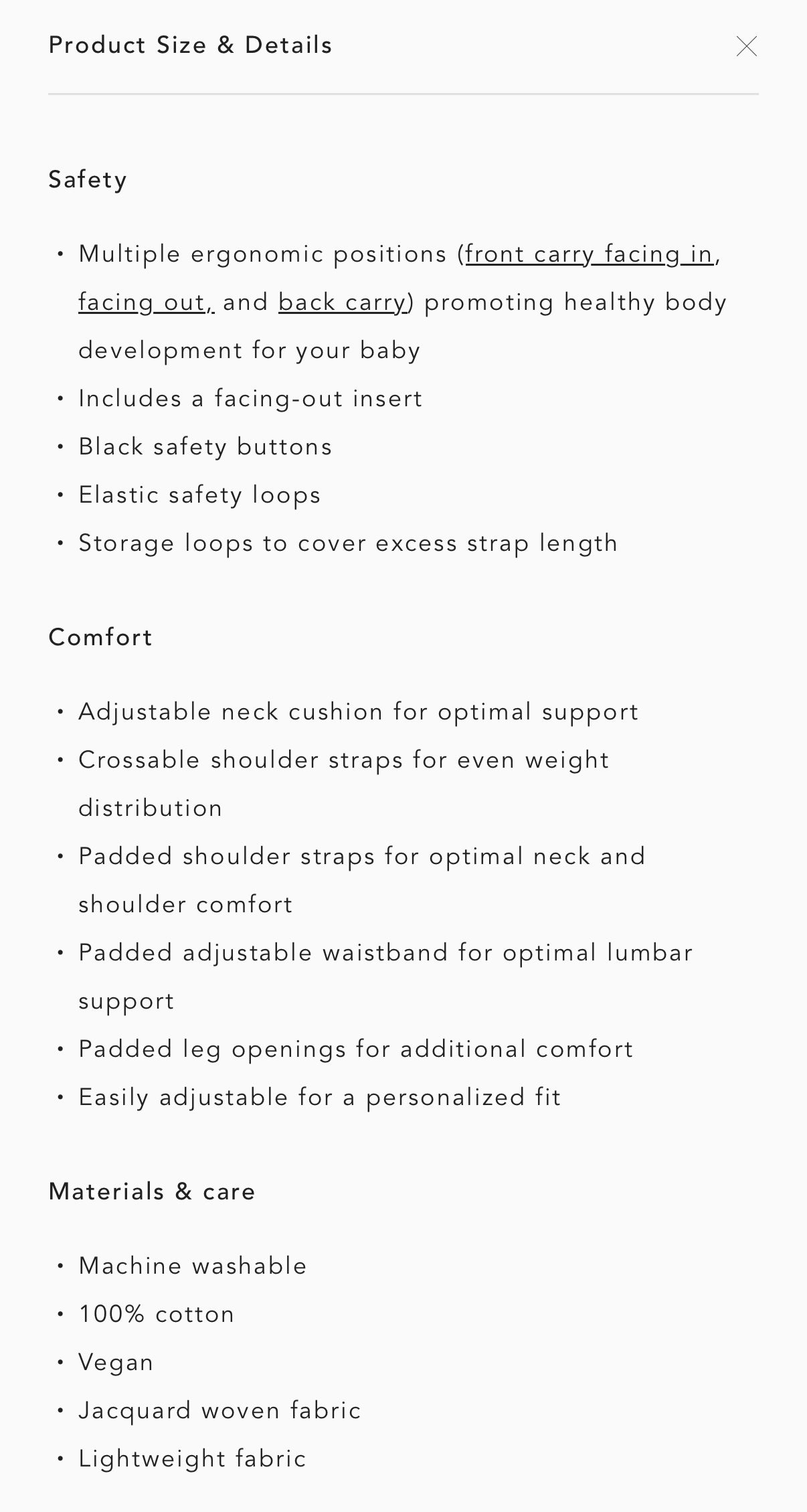 Artipoppe Zeitgeist Tweed BW In Cotton Baby Carrier