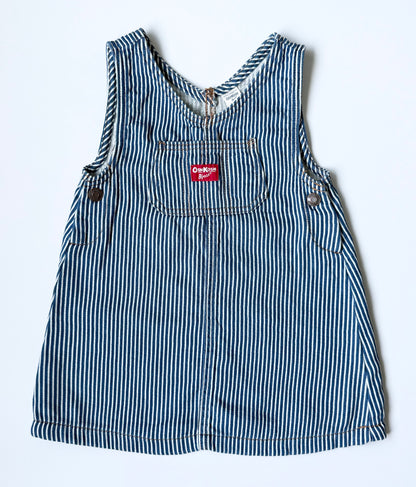 OshKosh Blue & White Striped Tank Dress (3T)