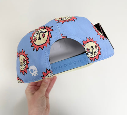 Headster Sweet Sunshine Blue & Yellow SnapBack Hat (52CM)