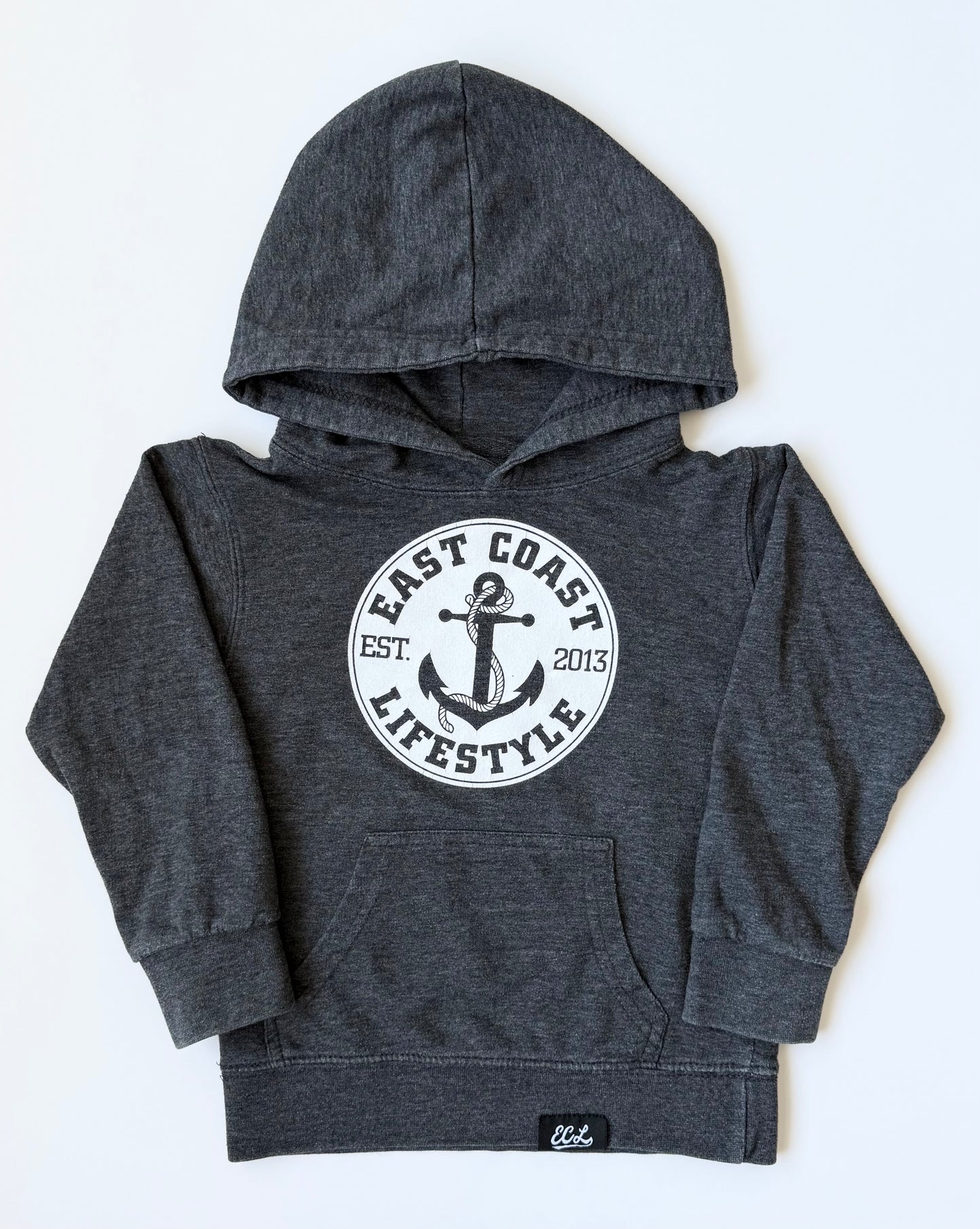East Coast Lifestyle Grey Hoodie (4T)