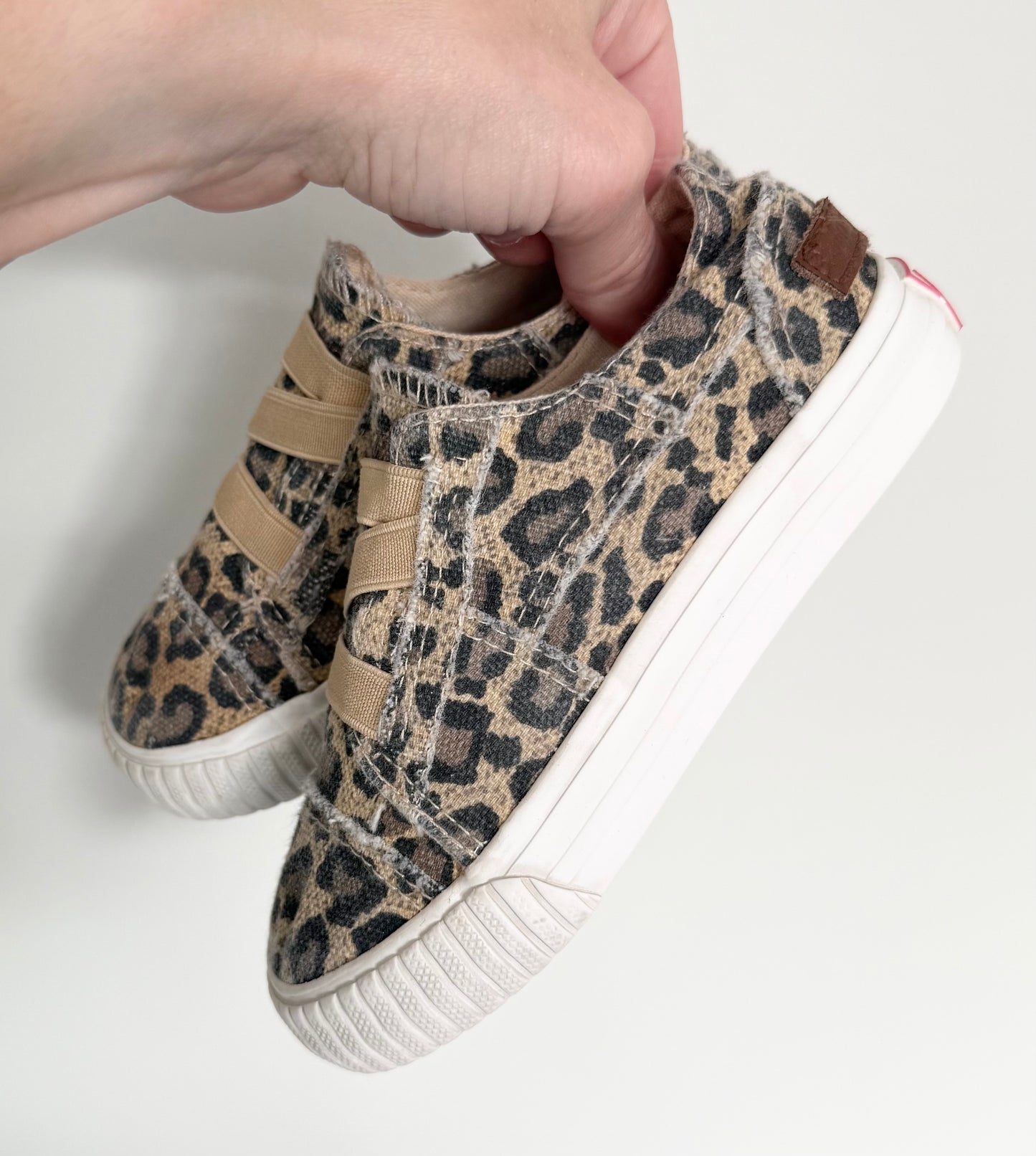 Blowfish Malibu Cheetah Slip On Stretch Lace Sneakers (9)