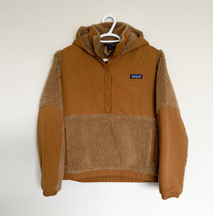 Women’s Patagonia Shelled Retro-X Fleece Pullover in Nest Brown (Small)