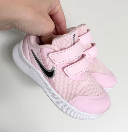 Nike Star Runner 3 Baby Pink Velcro Sneakers (7)