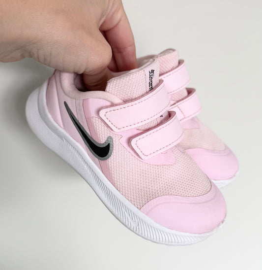Nike Star Runner 3 Baby Pink Velcro Sneakers (7)