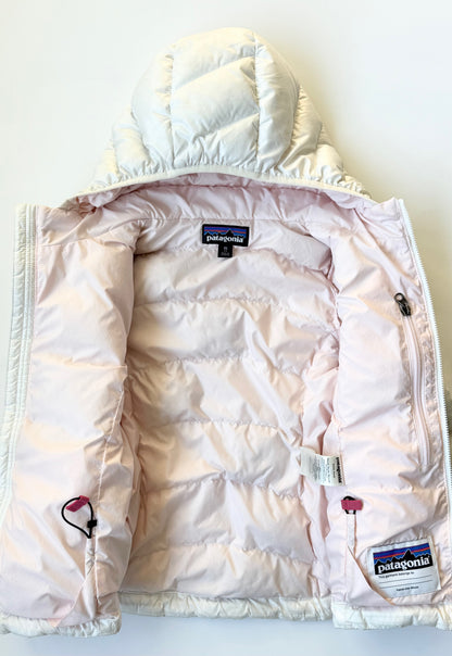 Patagonia Kids White Hi-Loft Down Sweater Hoody (5-6 Years)